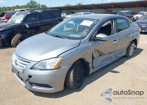 2014 Nissan Sentra Sv из США, поврежденный, VIN 3N1AB7AP0EY278352